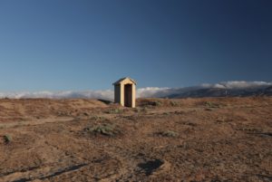 Random concrete hut