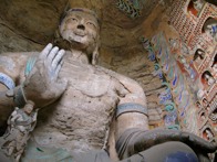 Giant Buddha in Cave