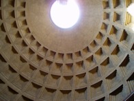 The dome of Pantheon in Rome