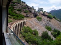 View from train in Corsica