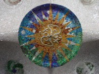 Ceiling ornament in Park Güell