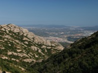 Montserrat mountain in the background